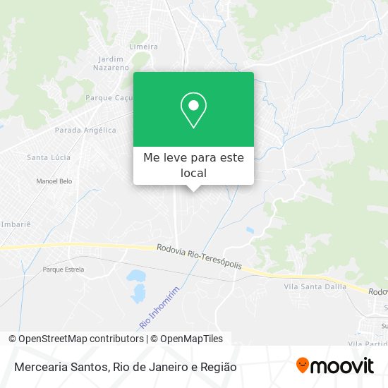 Mercearia Santos mapa