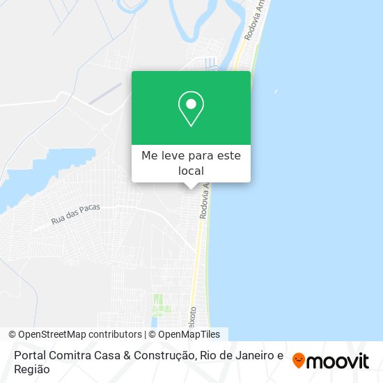 Portal Comitra Casa & Construção mapa