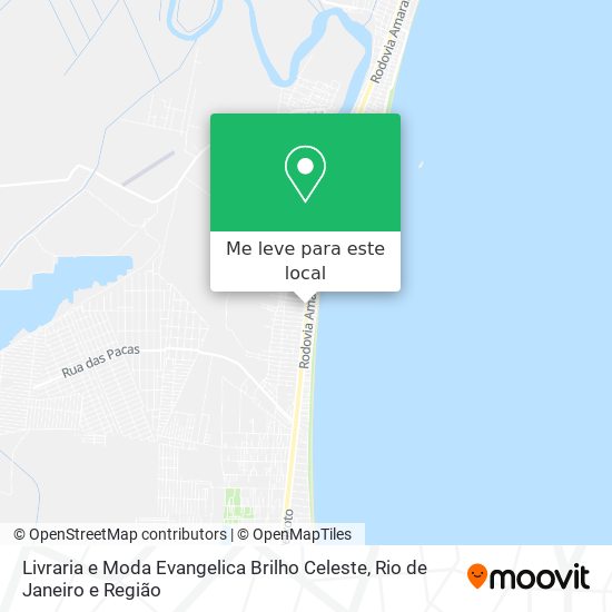 Livraria e Moda Evangelica Brilho Celeste mapa