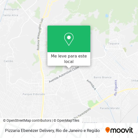 Pizzaria Ebenézer Delivery mapa