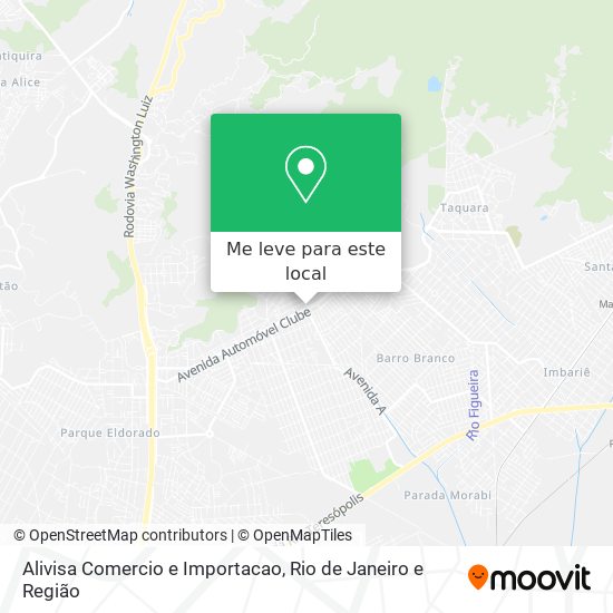 Alivisa Comercio e Importacao mapa