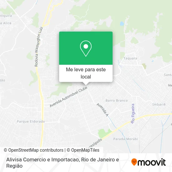 Alivisa Comercio e Importacao mapa