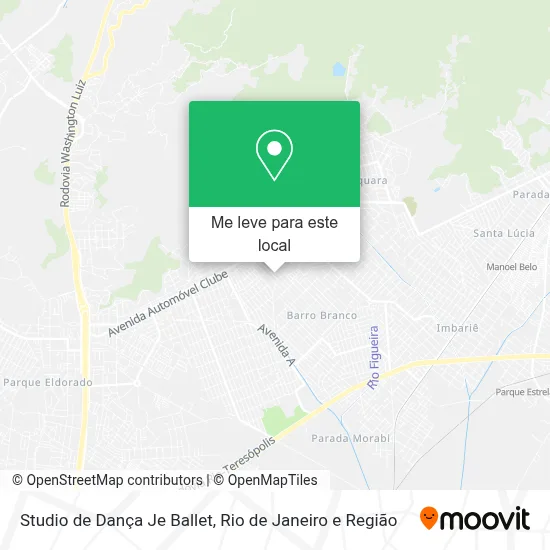 Studio de Dança Je Ballet mapa