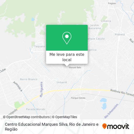Centro Educacional Marques Silva mapa