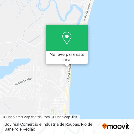 Jovireal Comercio e Industria de Roupas mapa