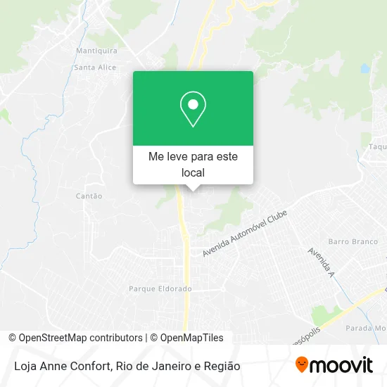 Loja Anne Confort mapa