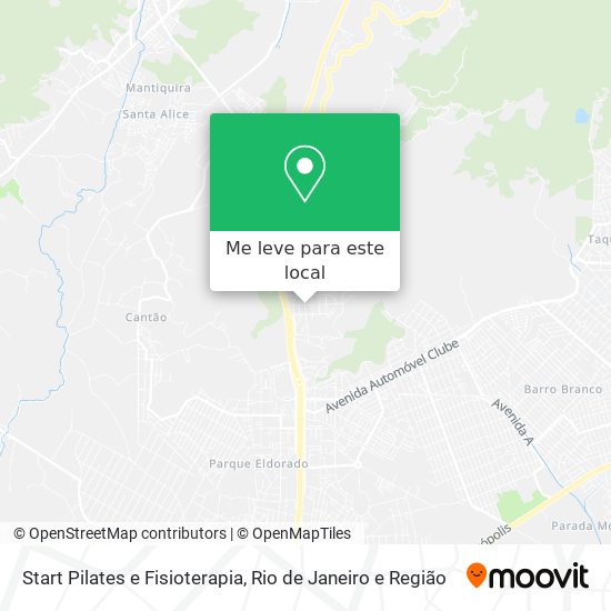 Start Pilates e Fisioterapia mapa
