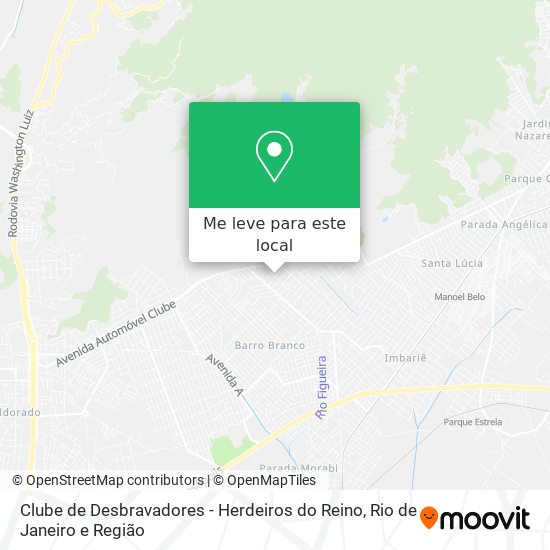 Clube de Desbravadores - Herdeiros do Reino mapa