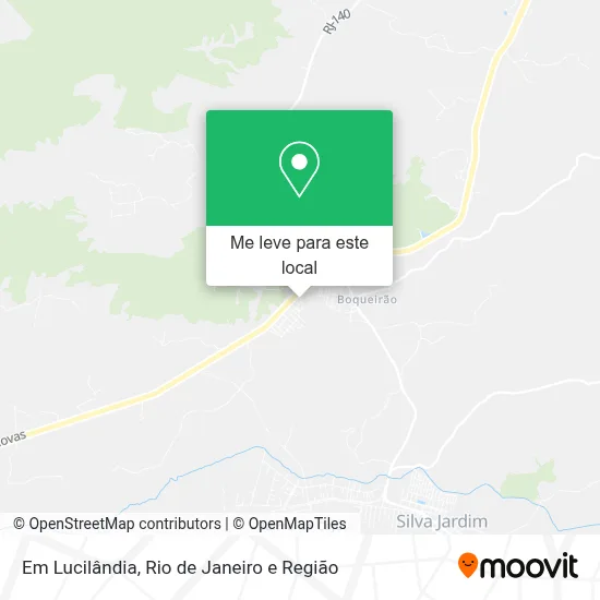 Em Lucilândia mapa