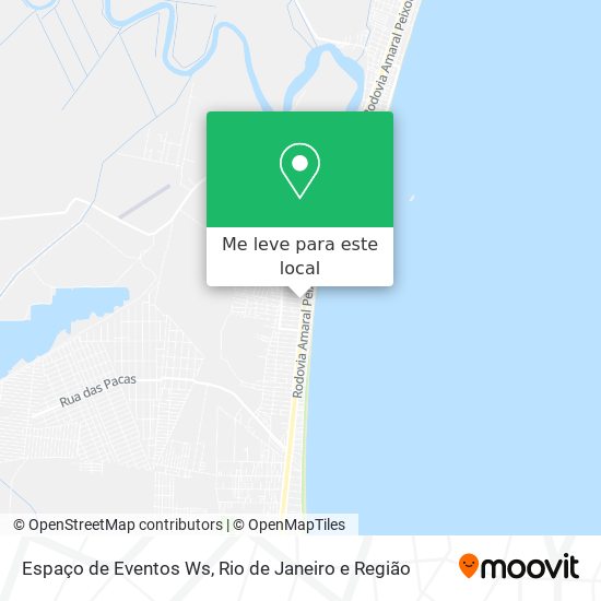 Espaço de Eventos Ws mapa
