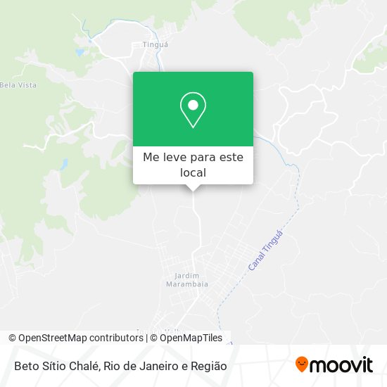 Beto Sítio Chalé mapa
