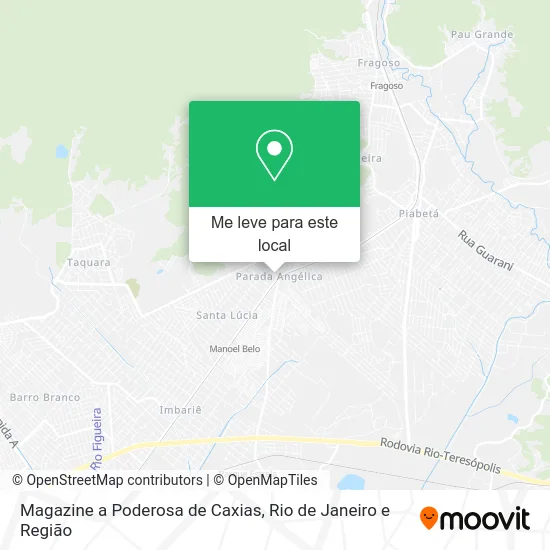 Magazine a Poderosa de Caxias mapa