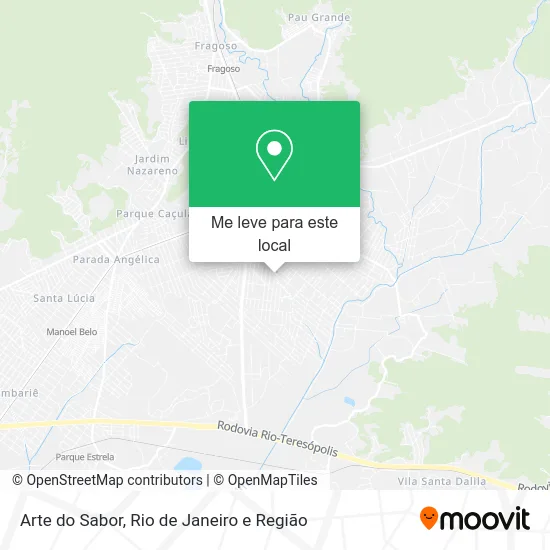 Arte do Sabor mapa