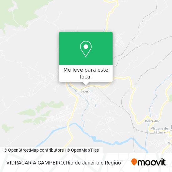 VIDRACARIA CAMPEIRO mapa