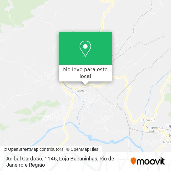 Aníbal Cardoso, 1146, Loja Bacaninhas mapa
