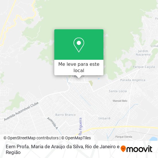 Eem Profa. Maria de Araújo da Silva mapa