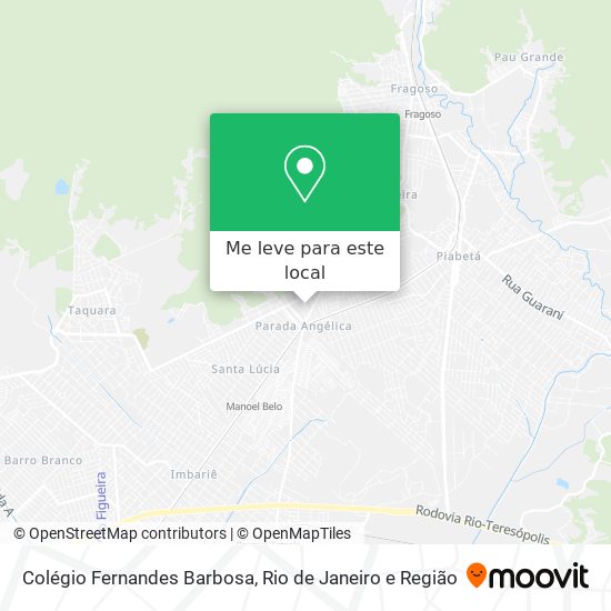 Colégio Fernandes Barbosa mapa