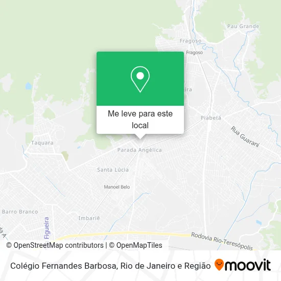 Colégio Fernandes Barbosa mapa