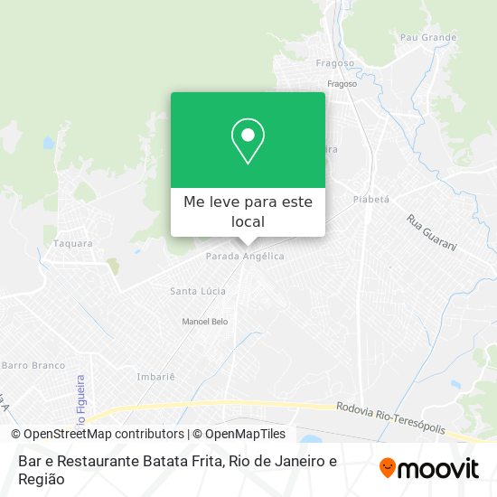 Bar e Restaurante Batata Frita mapa