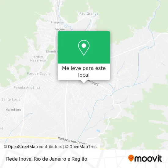 Rede Inova mapa