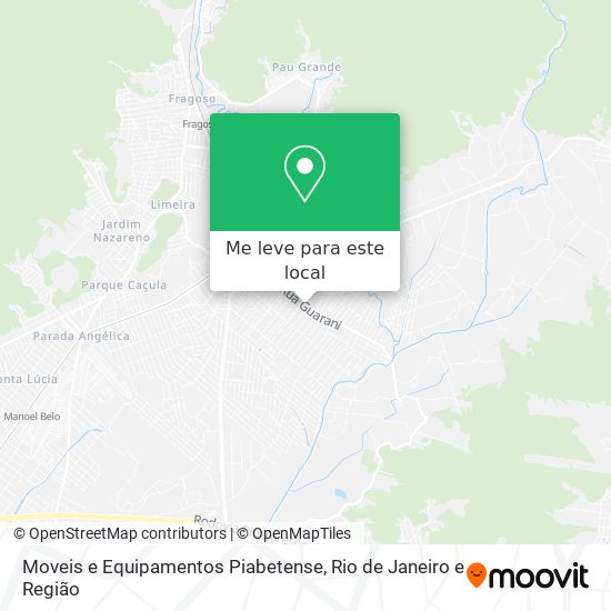 Moveis e Equipamentos Piabetense mapa