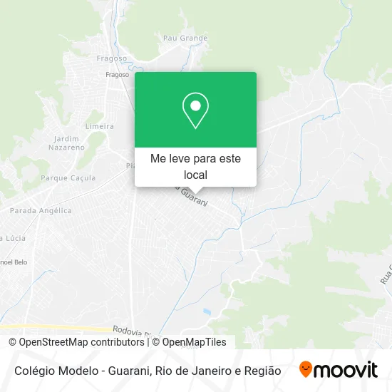 Colégio Modelo - Guarani mapa