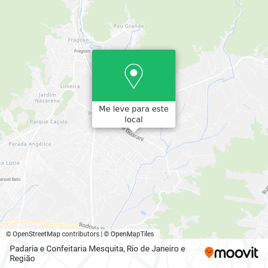 Padaria e Confeitaria Mesquita mapa