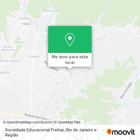 Sociedade Educacional Freitas mapa
