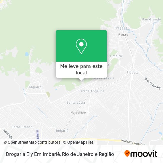 Drogaria Ely Em Imbariê mapa