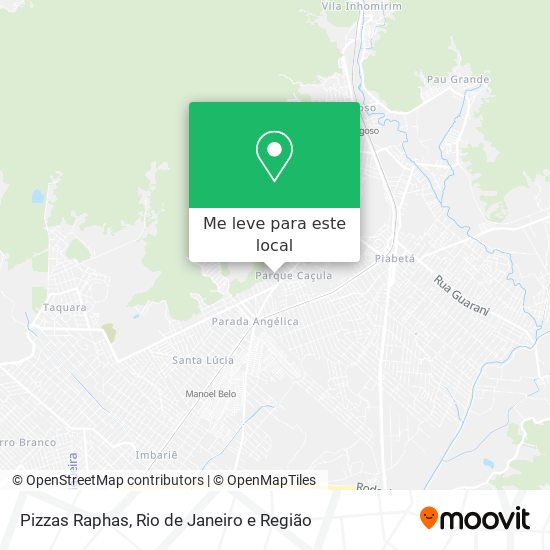 Pizzas Raphas mapa