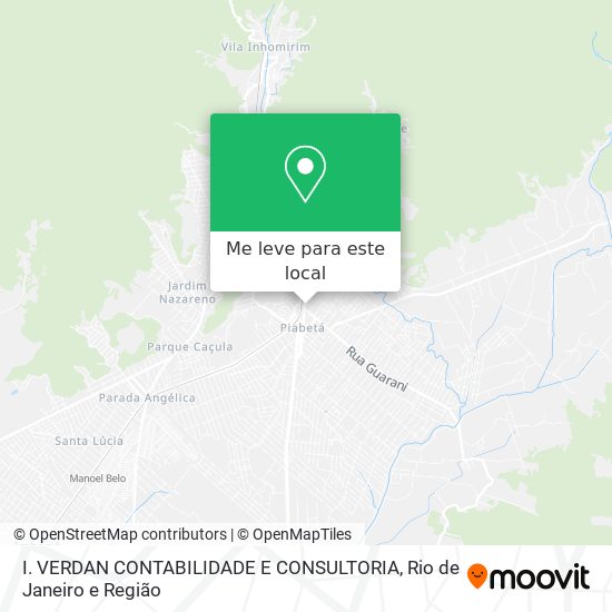 I. VERDAN CONTABILIDADE E CONSULTORIA mapa