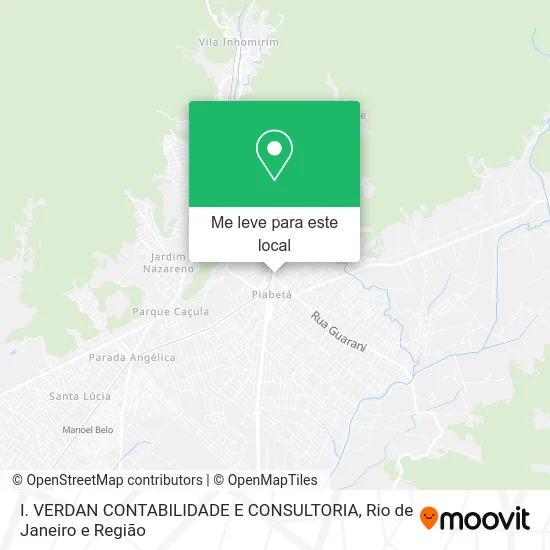 I. VERDAN CONTABILIDADE E CONSULTORIA mapa