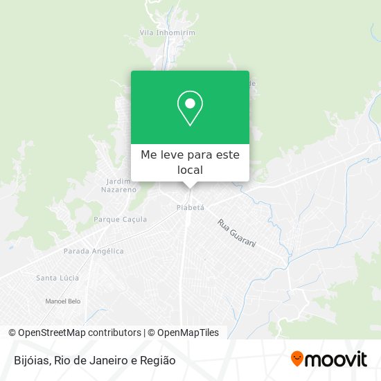 Bijóias mapa