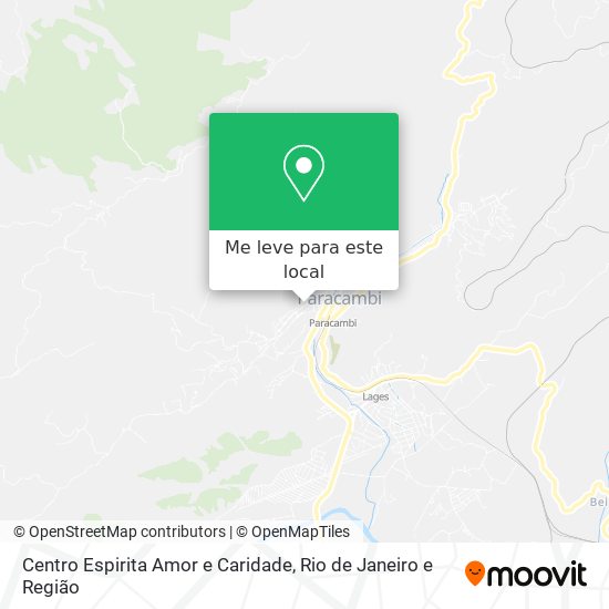 Centro Espirita Amor e Caridade mapa