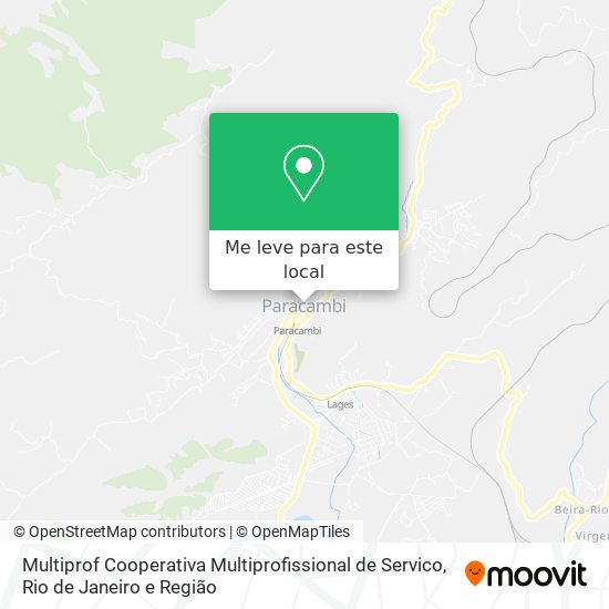 Multiprof Cooperativa Multiprofissional de Servico mapa