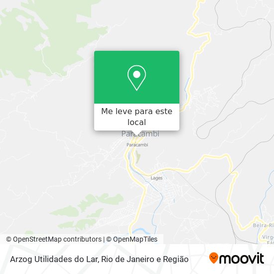 Arzog Utilidades do Lar mapa