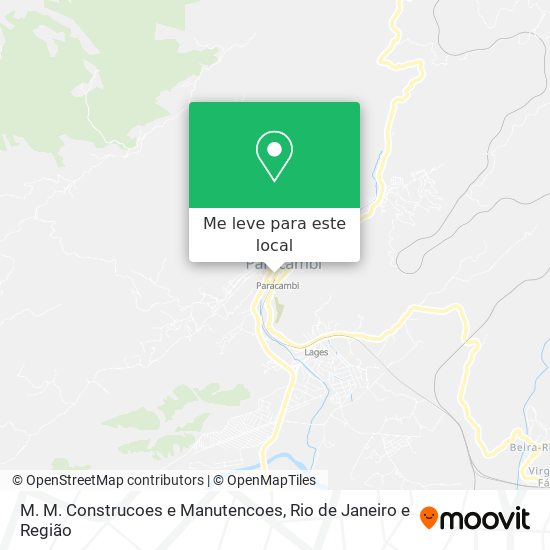 M. M. Construcoes e Manutencoes mapa