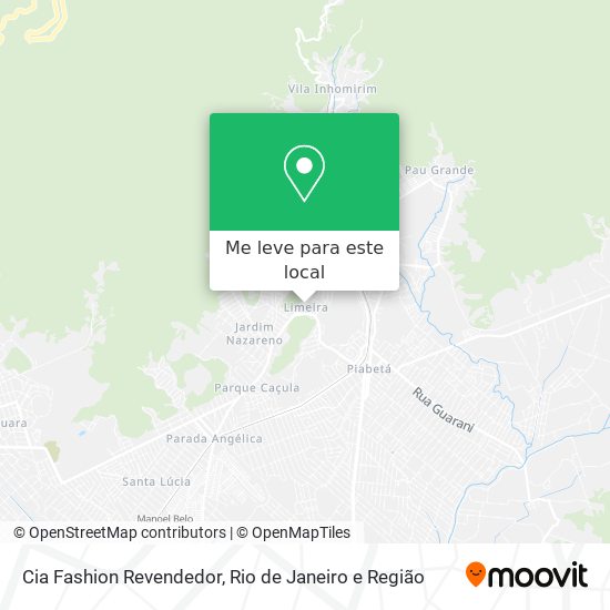 Cia Fashion Revendedor mapa