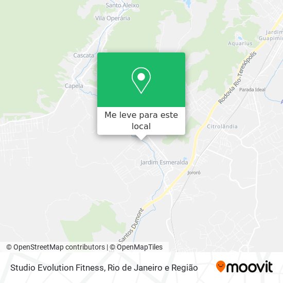 Studio Evolution Fitness mapa