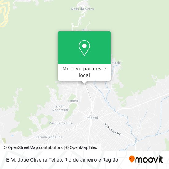E M. Jose Oliveira Telles mapa