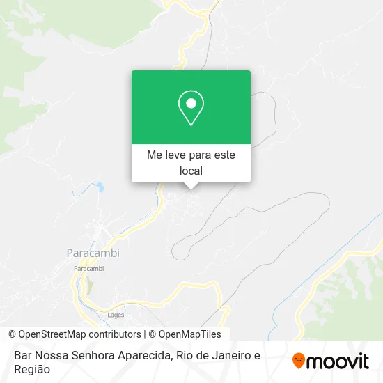 Bar Nossa Senhora Aparecida mapa