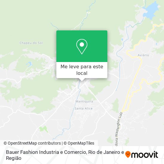 Bauer Fashion Industria e Comercio mapa