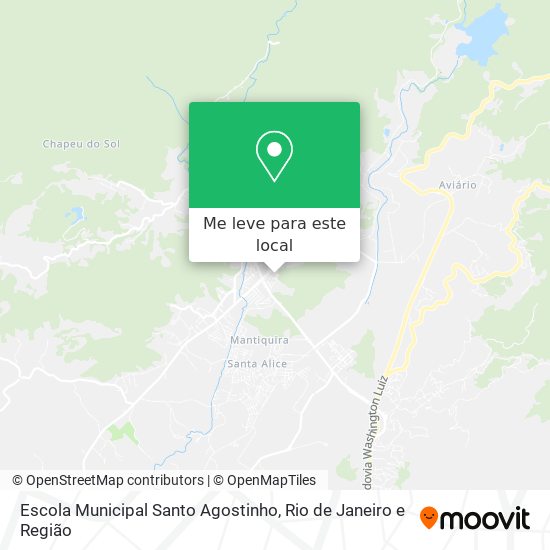 Escola Municipal Santo Agostinho mapa