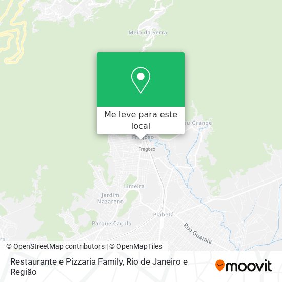 Restaurante e Pizzaria Family mapa