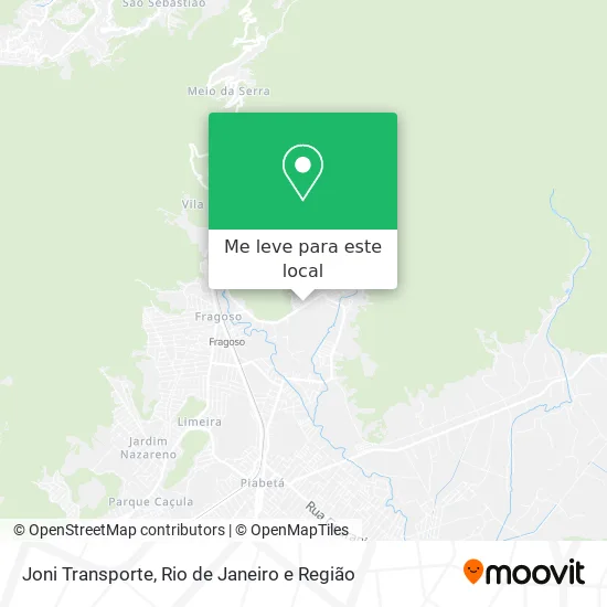 Joni Transporte mapa