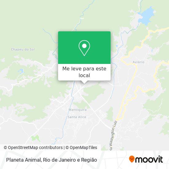 Planeta Animal mapa