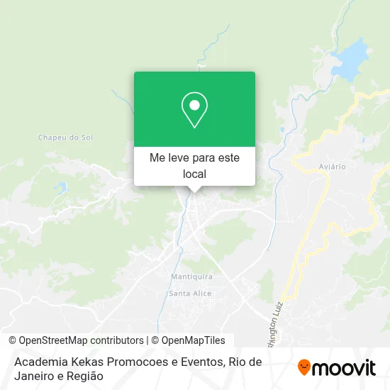 Academia Kekas Promocoes e Eventos mapa