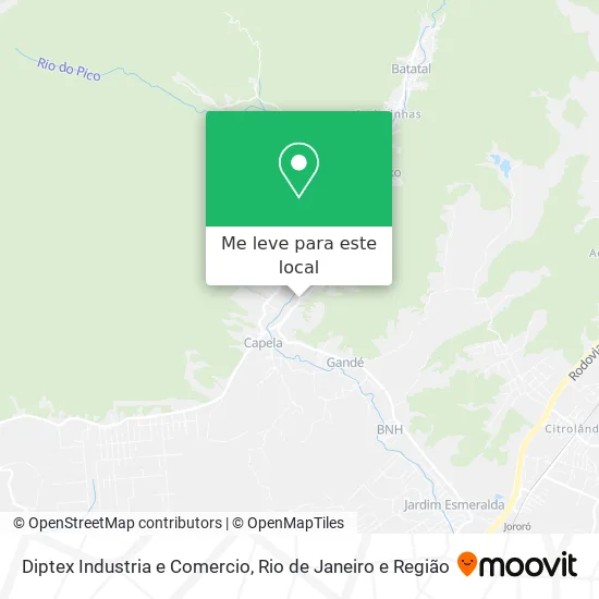 Diptex Industria e Comercio mapa