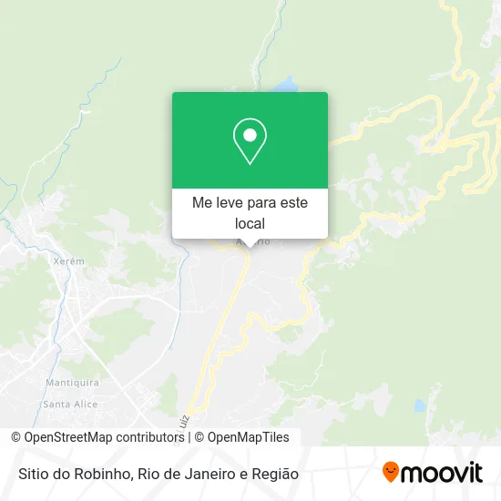 Sitio do Robinho mapa