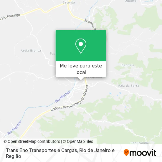 Trans Eno Transportes e Cargas mapa